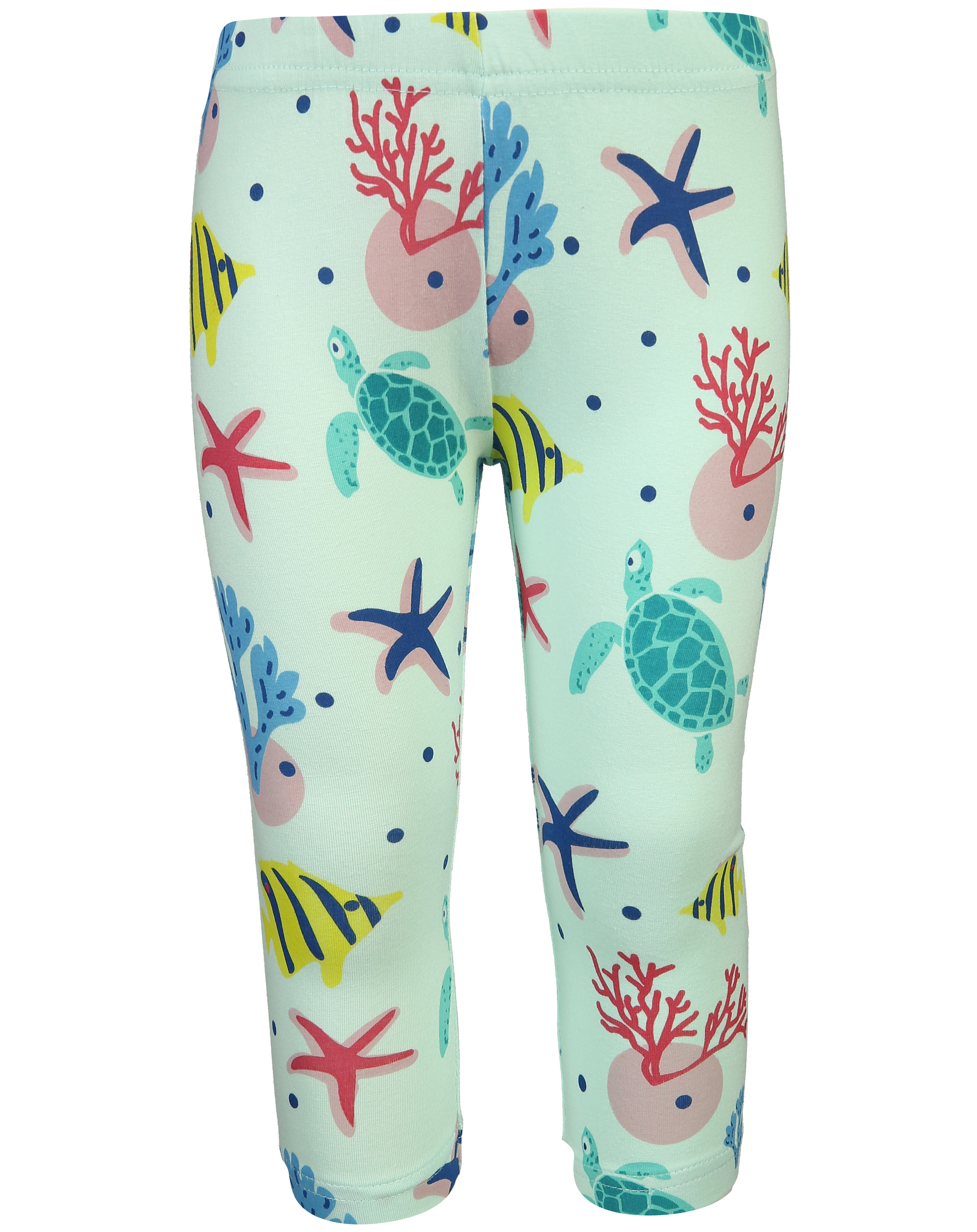 Capri-Leggings FLORIDA 2er-Pack hellblau/pink