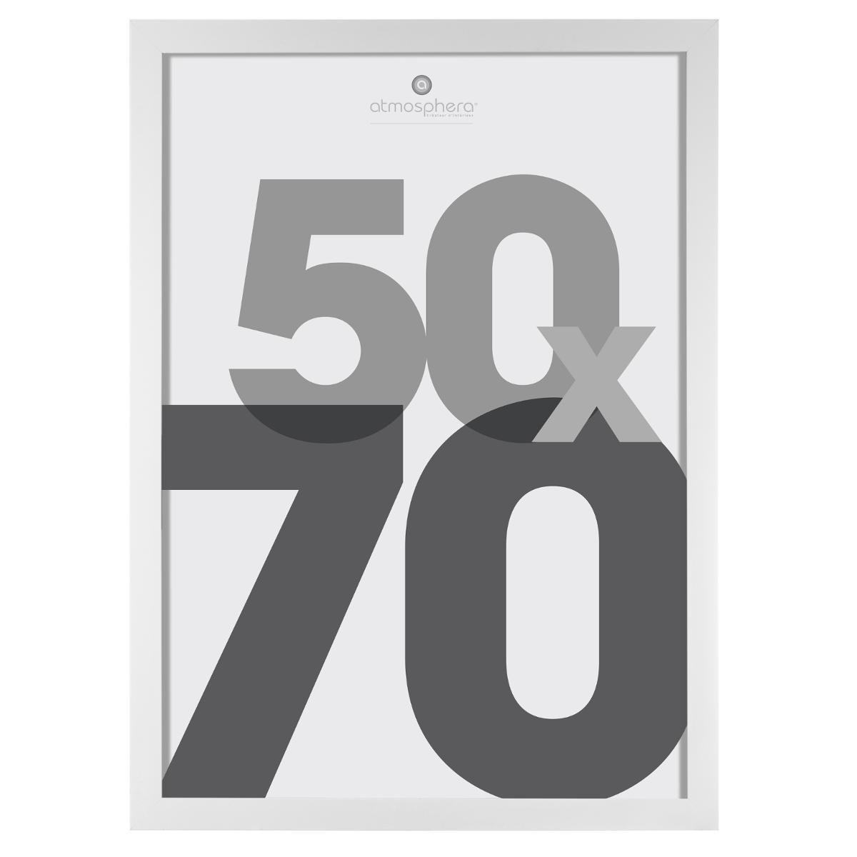 CADRE PHOTO BLANC LISE 50X70CM