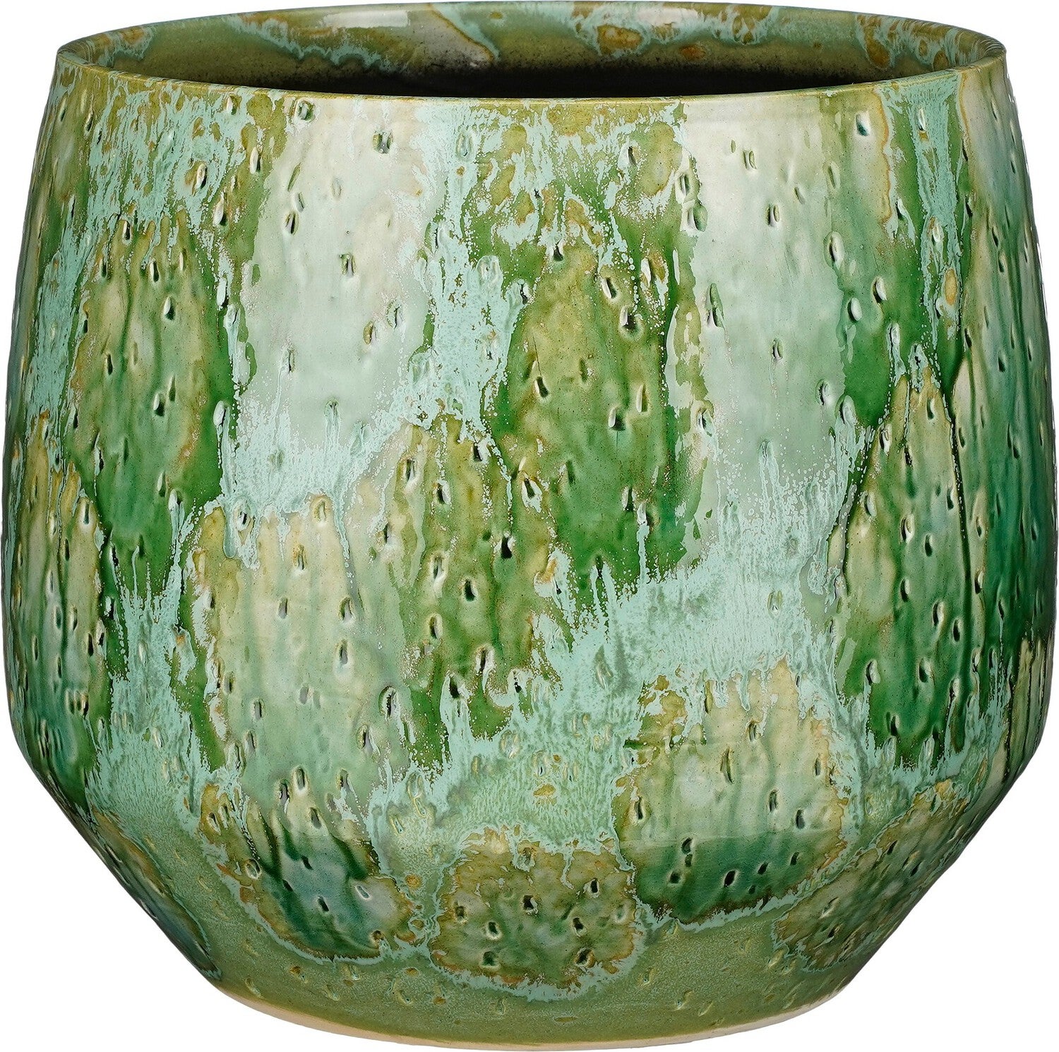 Mica Decorations bloempot Harris groen D 29 H 26 cm