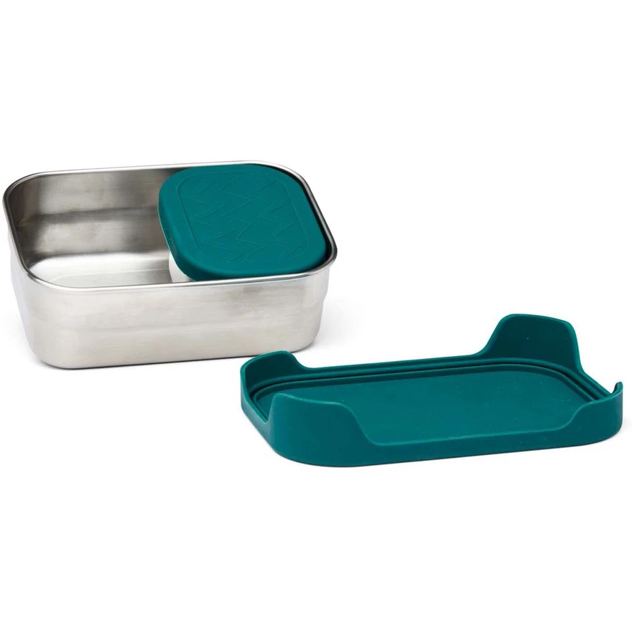 Ergobag Zubehör - Brotzeitbox Edelstahl 2tlg. 16 cm Monster