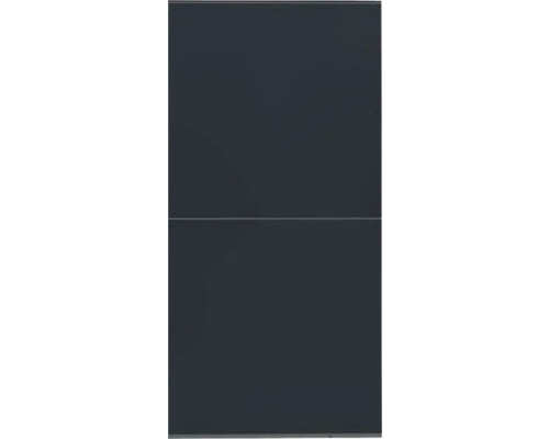 Haardhoutopslag Bertilo 151 x 75 x 154 cm antracietgrijs
