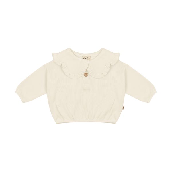 UAUA Bib Sweater - 3-6 Mnd - Crema