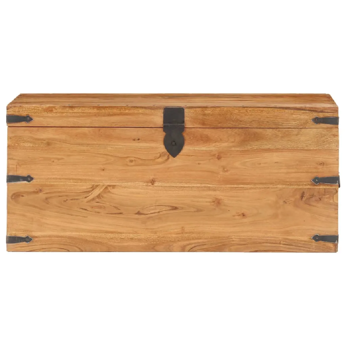 vidaXL Coffre Acacia Massif Naturel