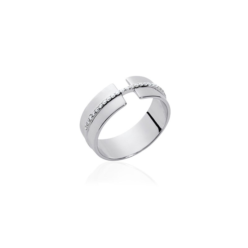 Bague Femme - Argent 925 - Oxyde de zirconium