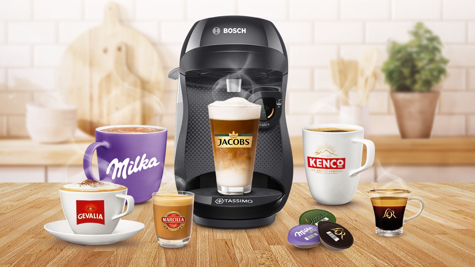 # PRODUTO RECONDICIONADO # TASSIMO HAPPY TAS1002N--B Máquina de Café Multibebidas