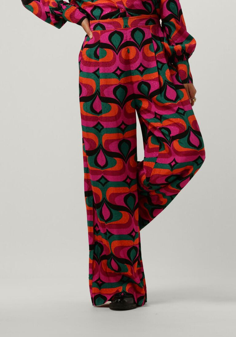 IDANO fuchsia idano wijde broek hilde sixties