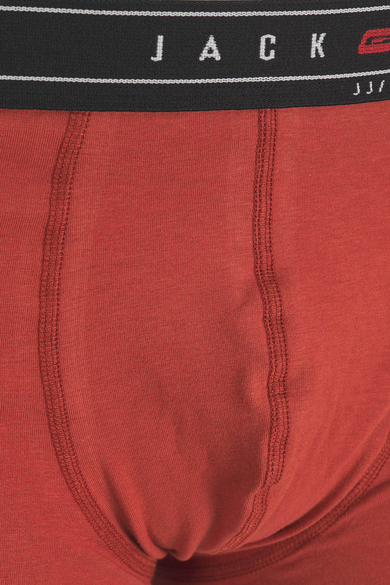Conjunto de 3 cuecas boxer de algodão combinando.