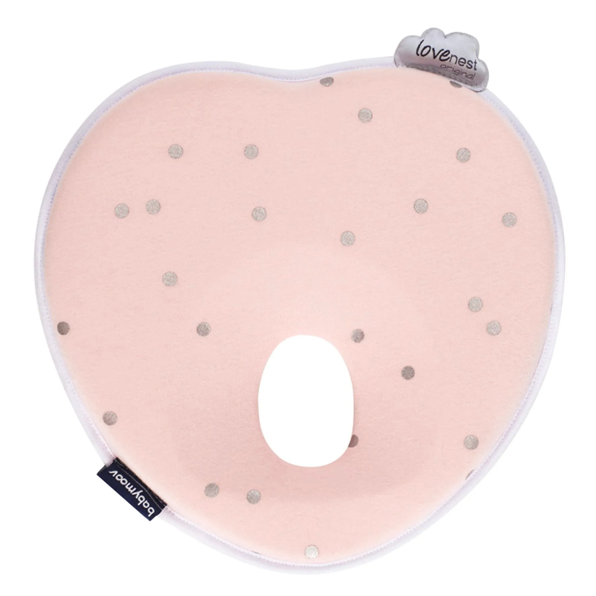 Babymoov Coussin de Support Ergonomique Coeur - Rose