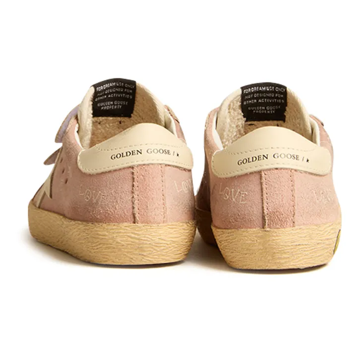 Golden Goose Baskets Scratchs Old School Suède | Rose