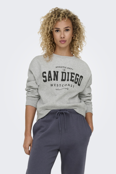 Only grijze dames sweater