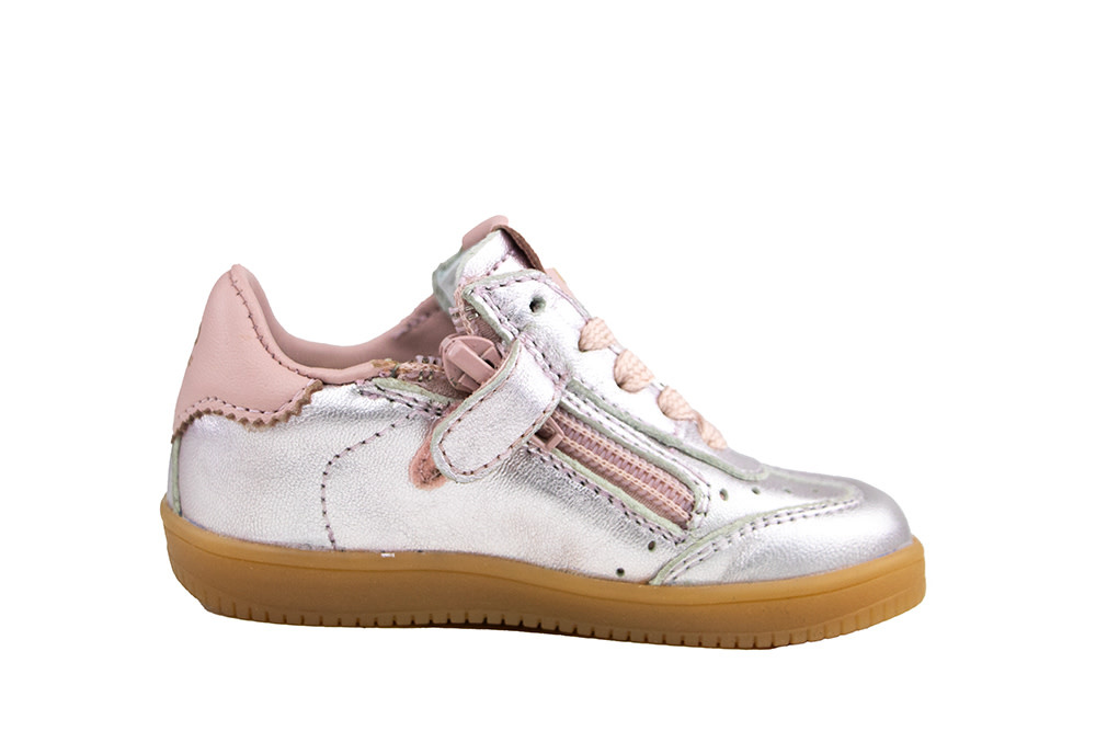 Pinocchio Sneaker Roze Metallic Combi