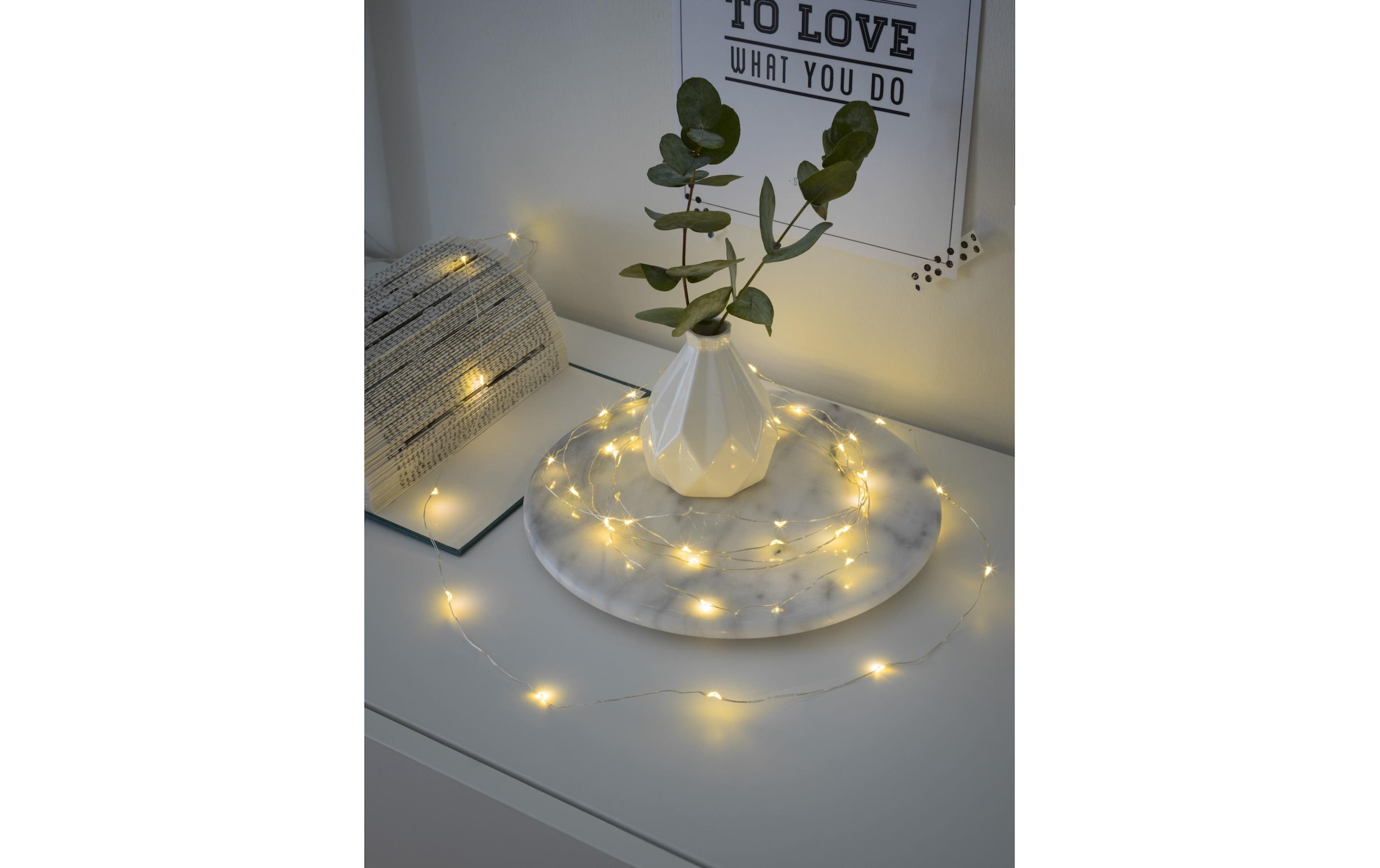 KONSTSMIDE LED-Lichterkette »Lichterkette Angel« Mit Timerfunktion: 6 h ein / 18 h aus