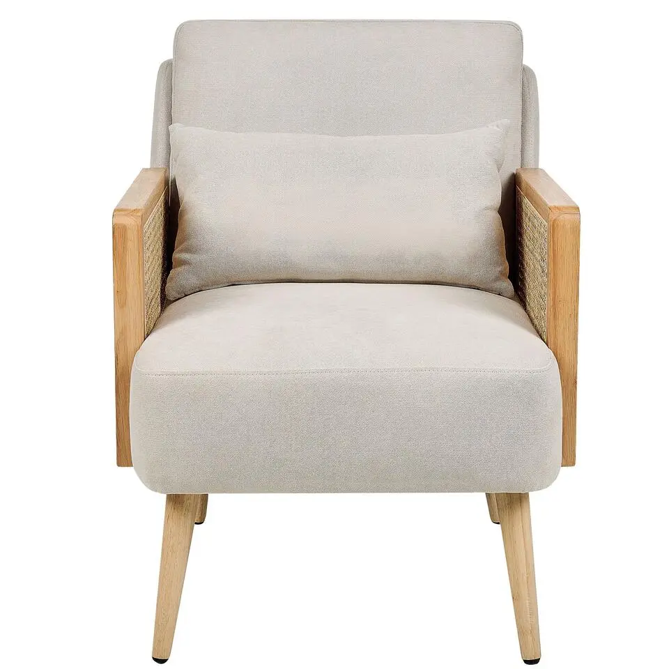 ORUM - Fauteuil - Lichtbeige - Rotan