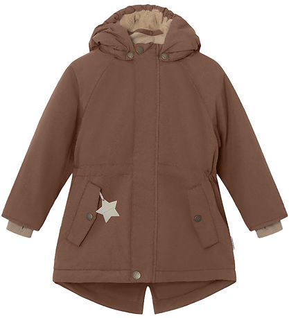 Mini A Ture Winterjacke - Vikania Fleece - Rootbeer Brown