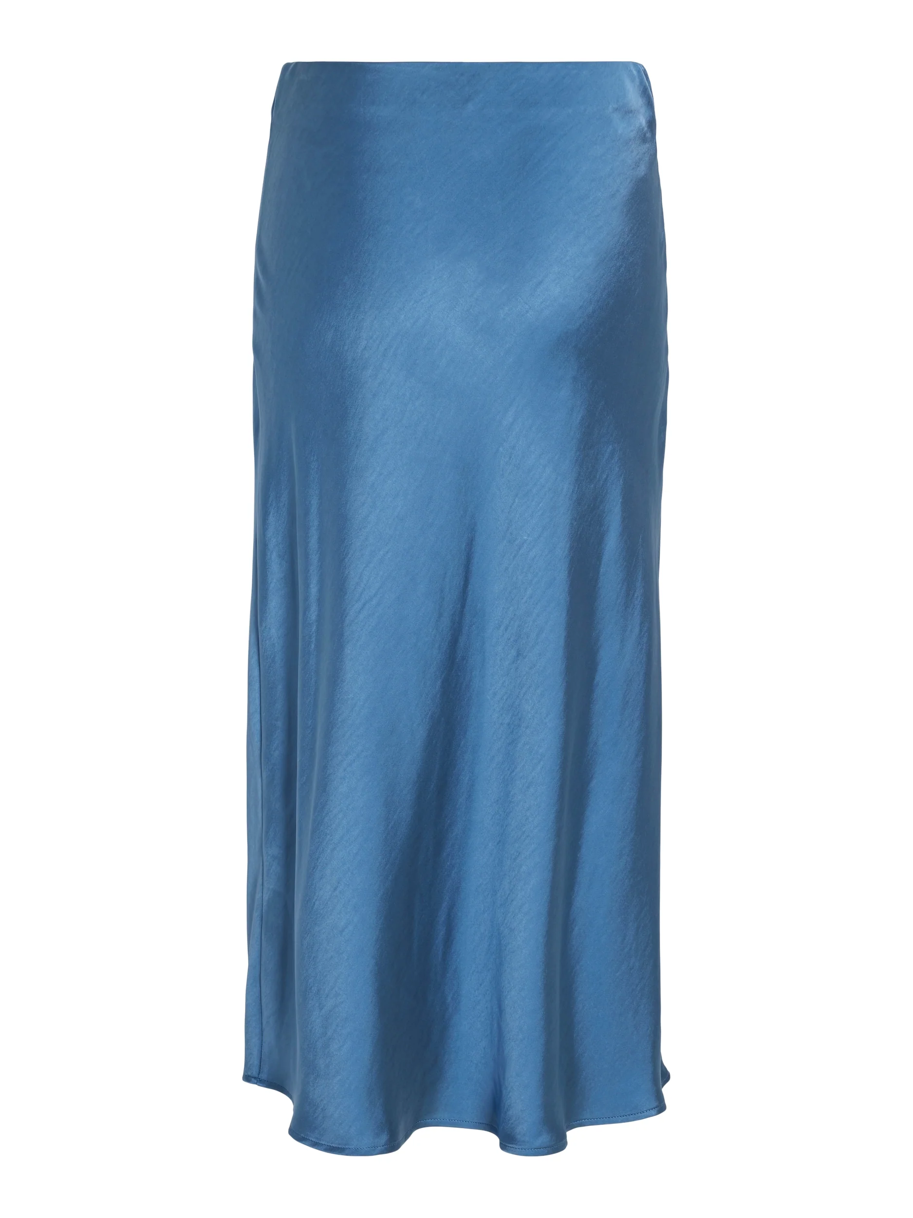 Vila  Vidinna satinnederdel - Coronet Blue