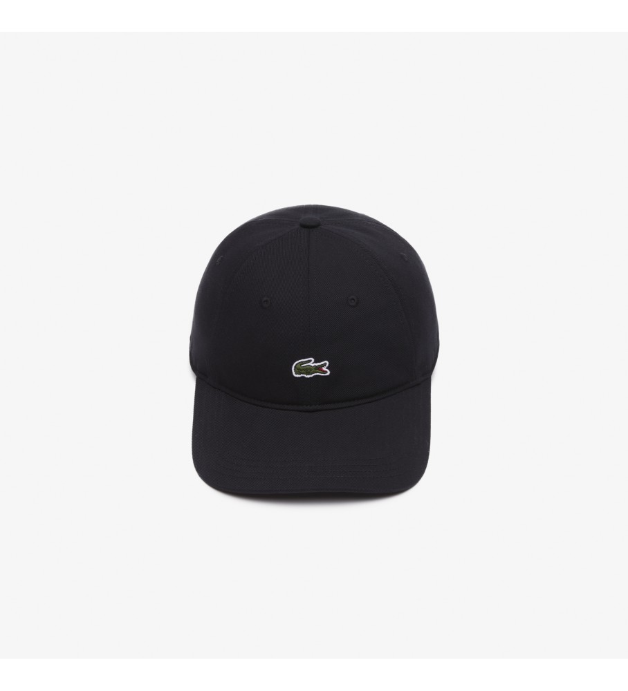 Boné Lacoste preto com logo
