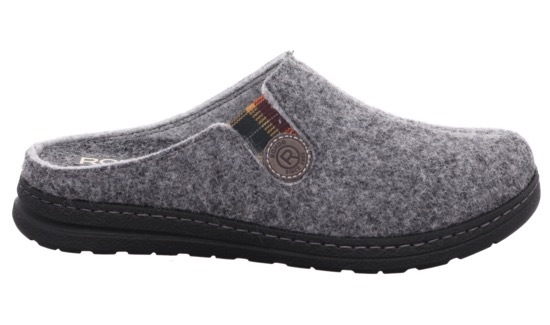 Rohde Pantoffel »ASIAGO«  , Hausschuh, Clog, Schlappen mit seitlichem Stretch mit Label