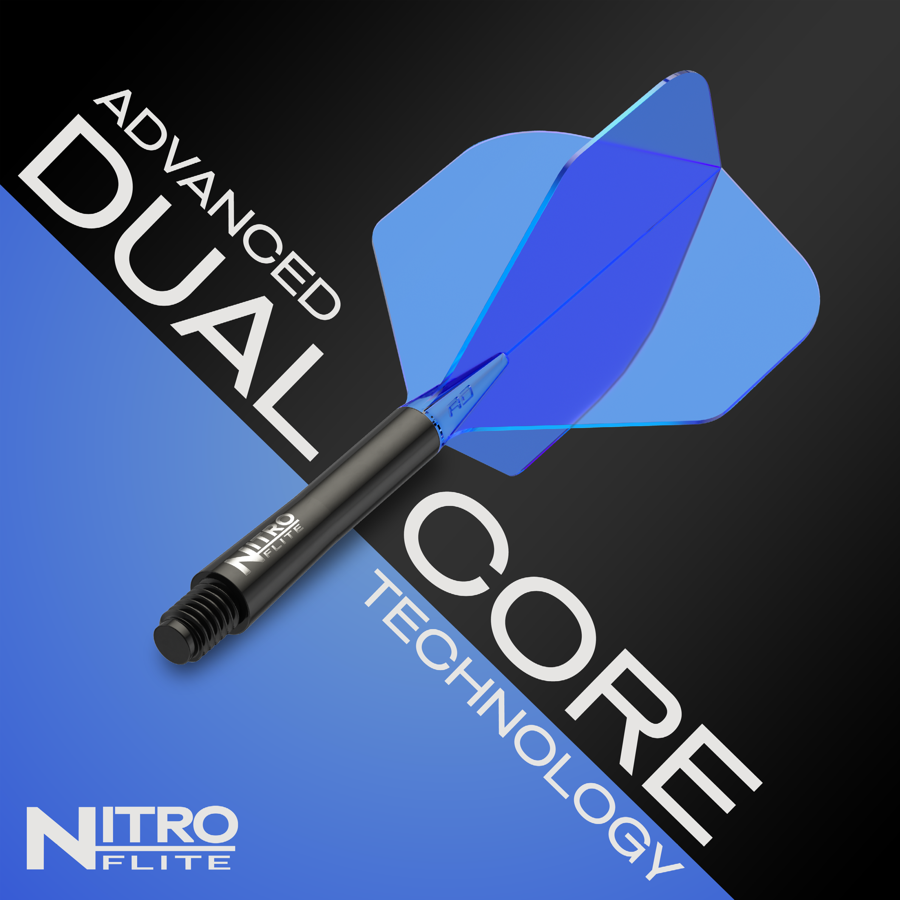 Red Dragon - Nitro Flite Flight Schwarz - Blau