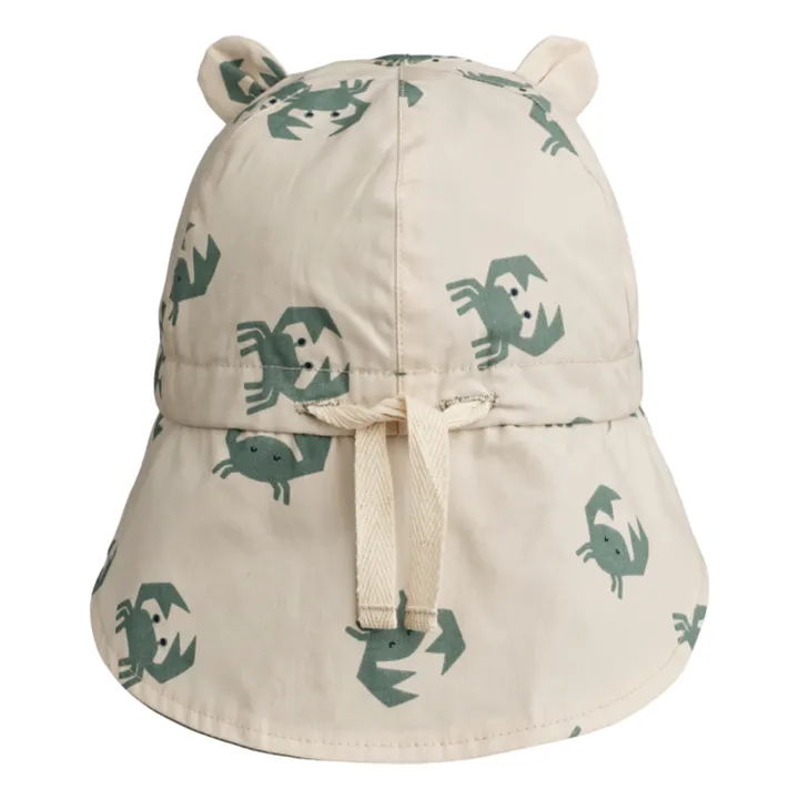 Liewood Chapeau Réversible Gorm Coton Bio Bébé | Sauge