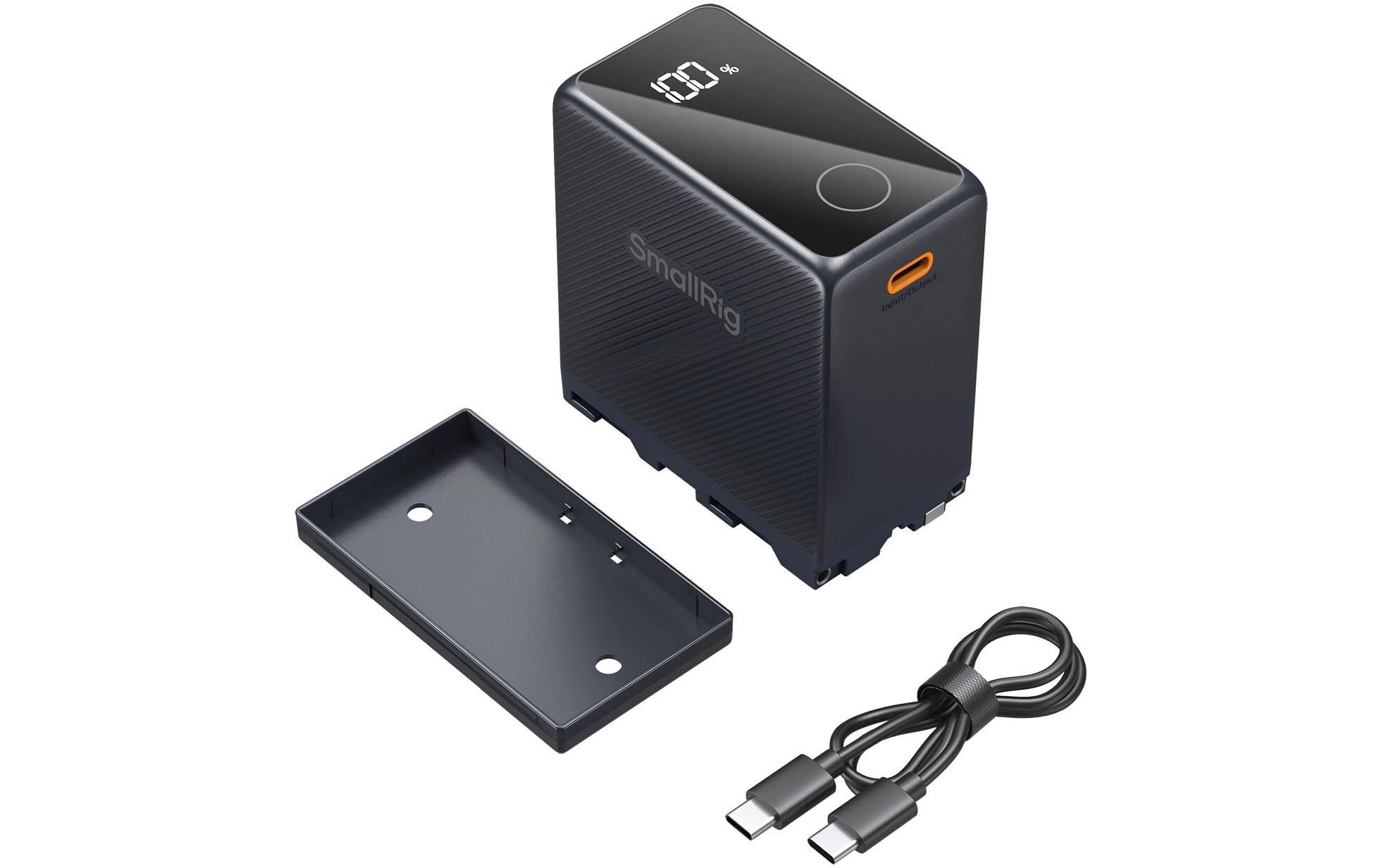 Digitalkamera-Akku NP-F970 USB-C wiederaufladbar - Schwarz10500 mAh wiederaufladbarer Kamera-Akku