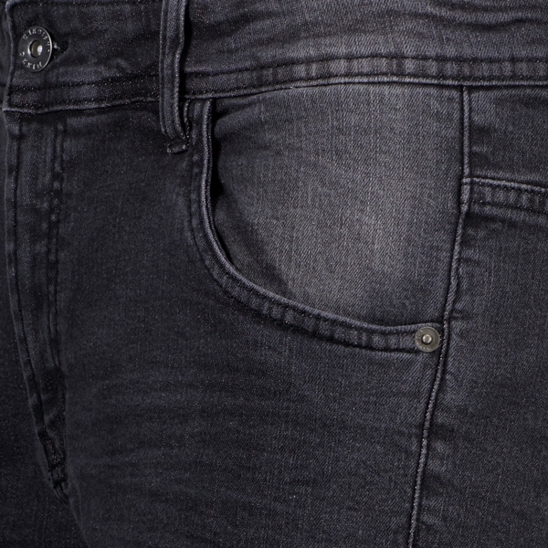 Unsigned tapered fit heren jeans grijs lengte 34