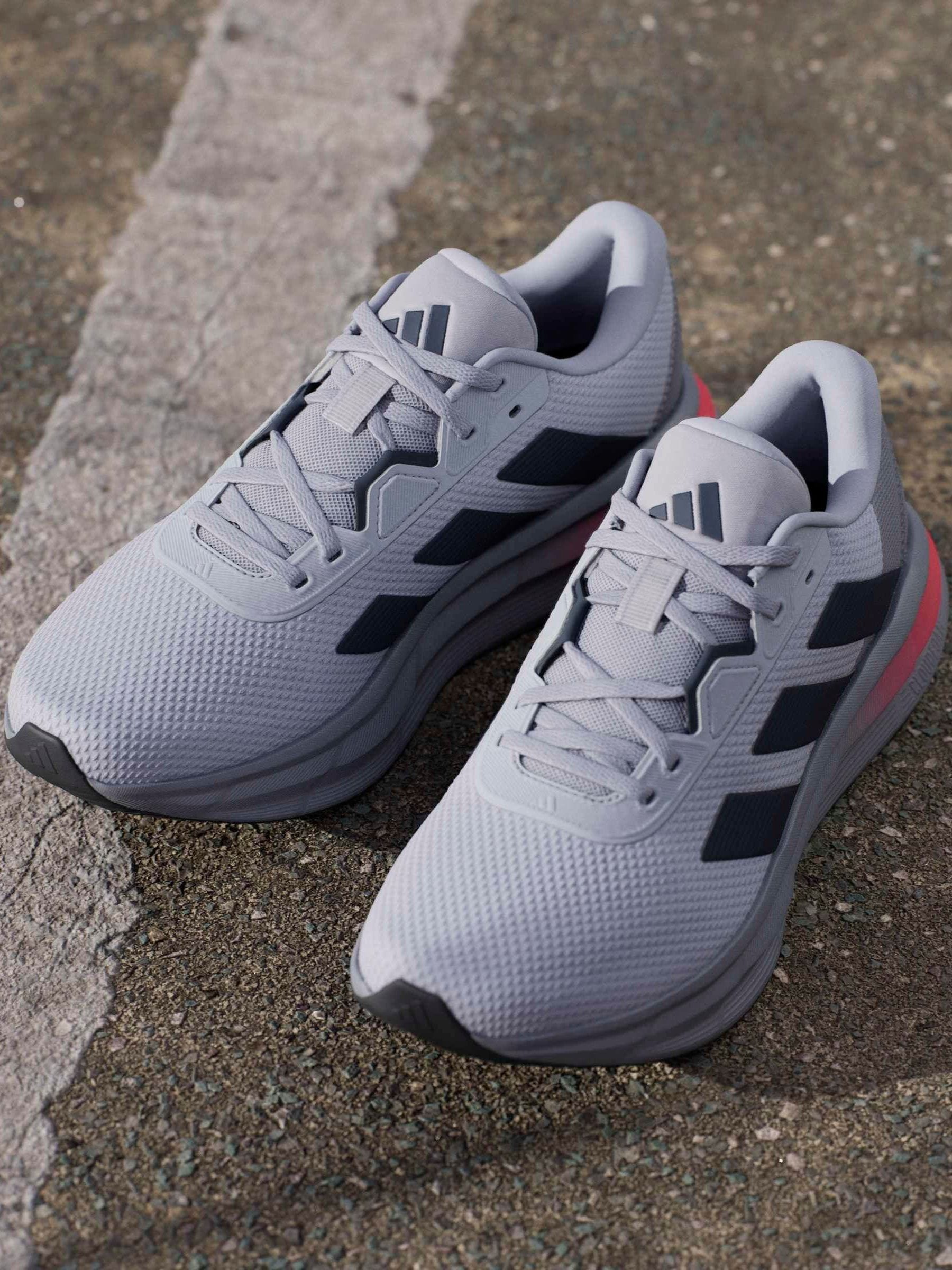Grijs chroom - adidas Galaxy 7 hardloopschoenen