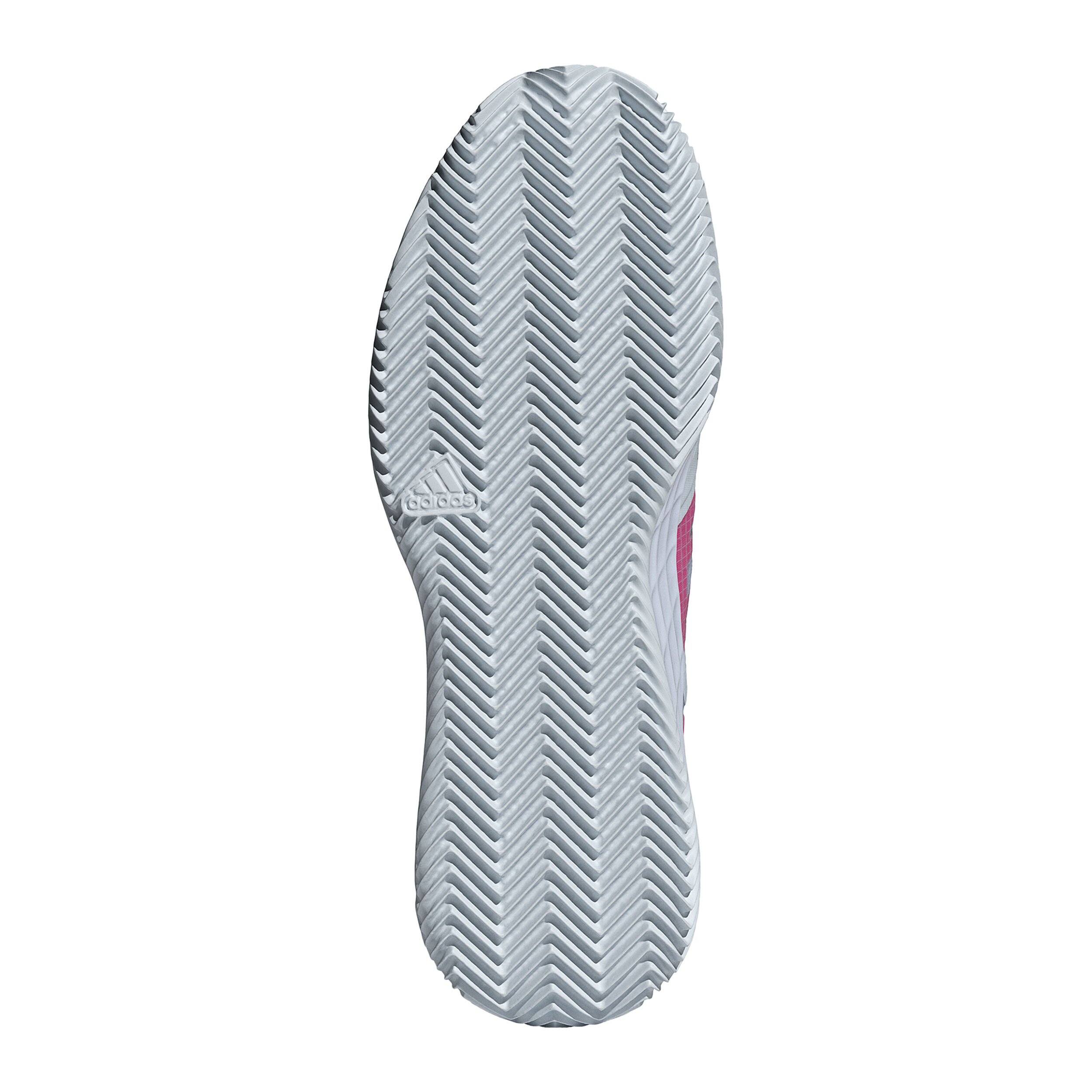 adidas Adizero Ubersonic 4.1 Chaussure Terre Battue Hommes - Gris Clair , Bleu Foncé