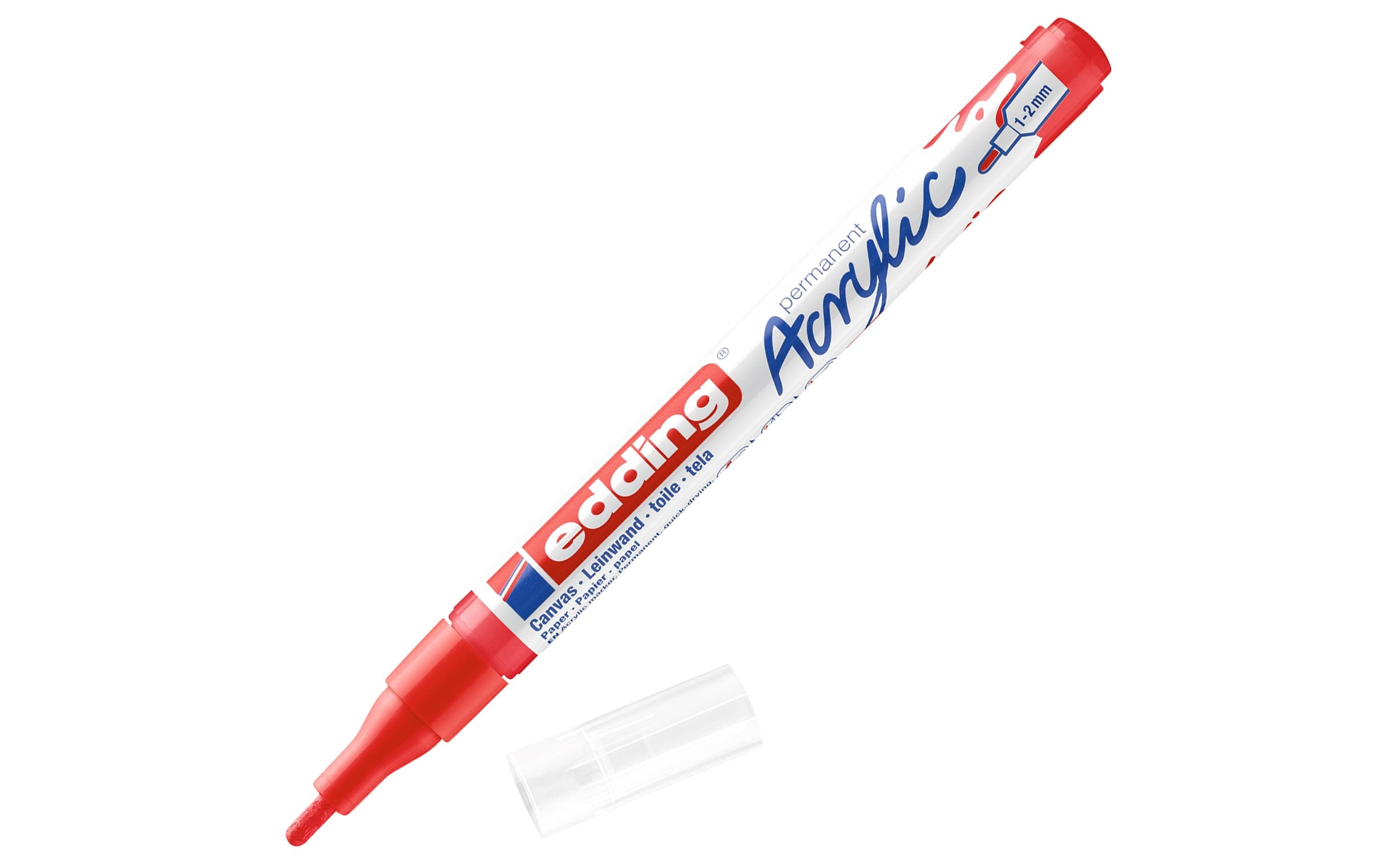 Acrylmarker 5300 Fein, RotSchnelltrocknende Acrylstifte