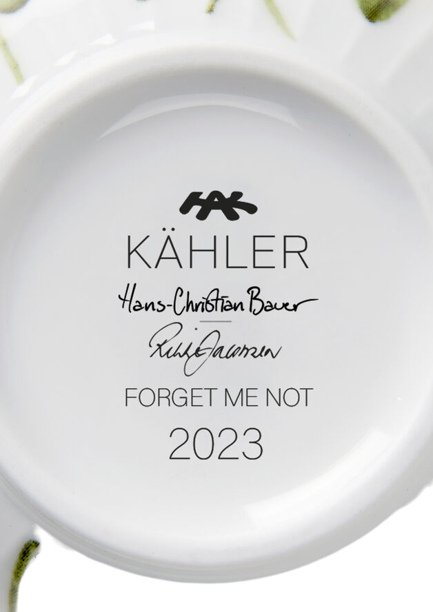 Kähler Hammershøi Summer Krus 33 cl forglemmigej Multi