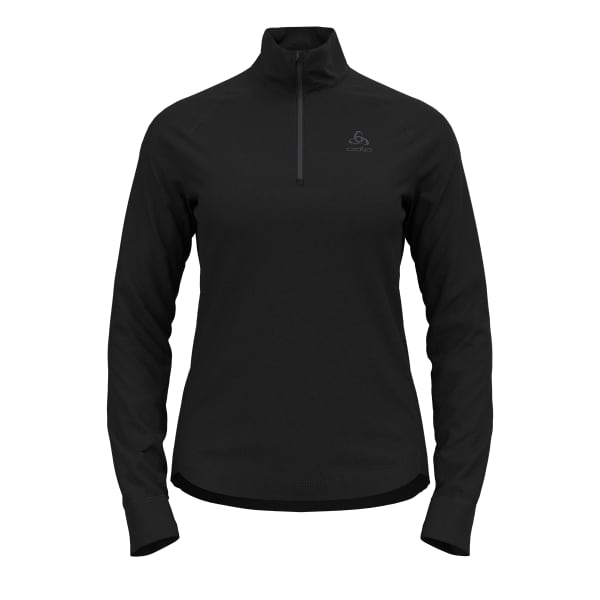 Sweat polaire randonnée ODLO 1/2 ZIP BERRA BLACK