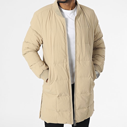 Doudoune Longue Beige