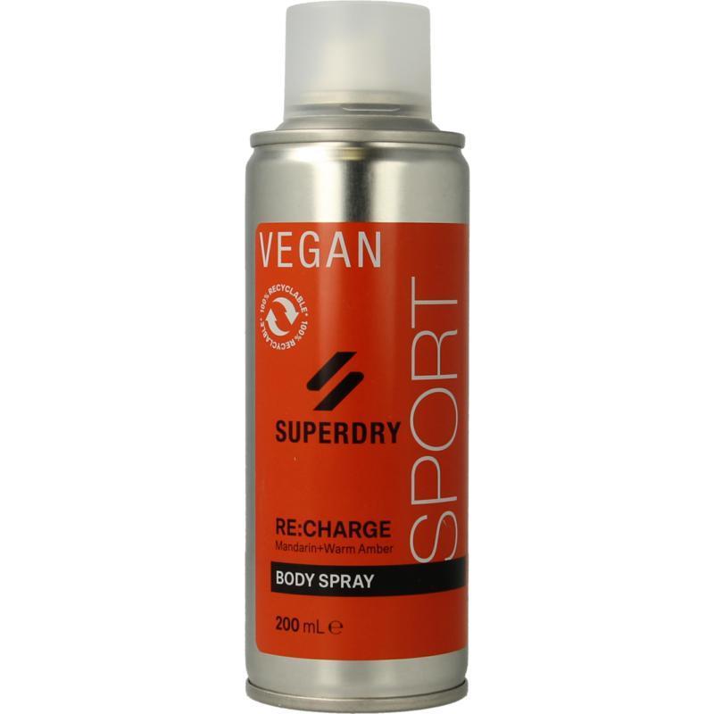 superdry sport RE:charge Men's Body Spray 200 ML