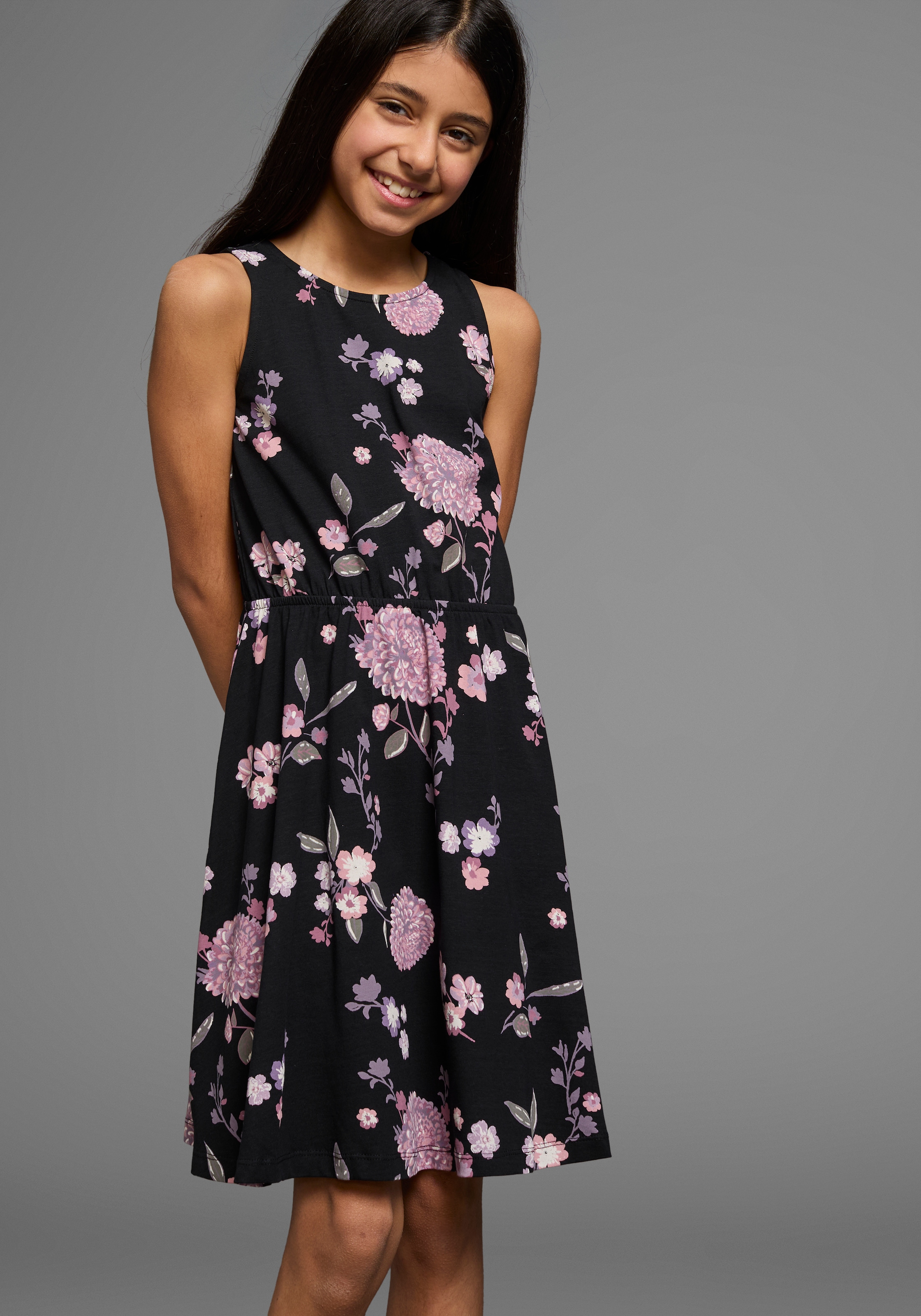 KIDSWORLD Jerseykleid festliche Anlässe,  ärmelloses Kleid