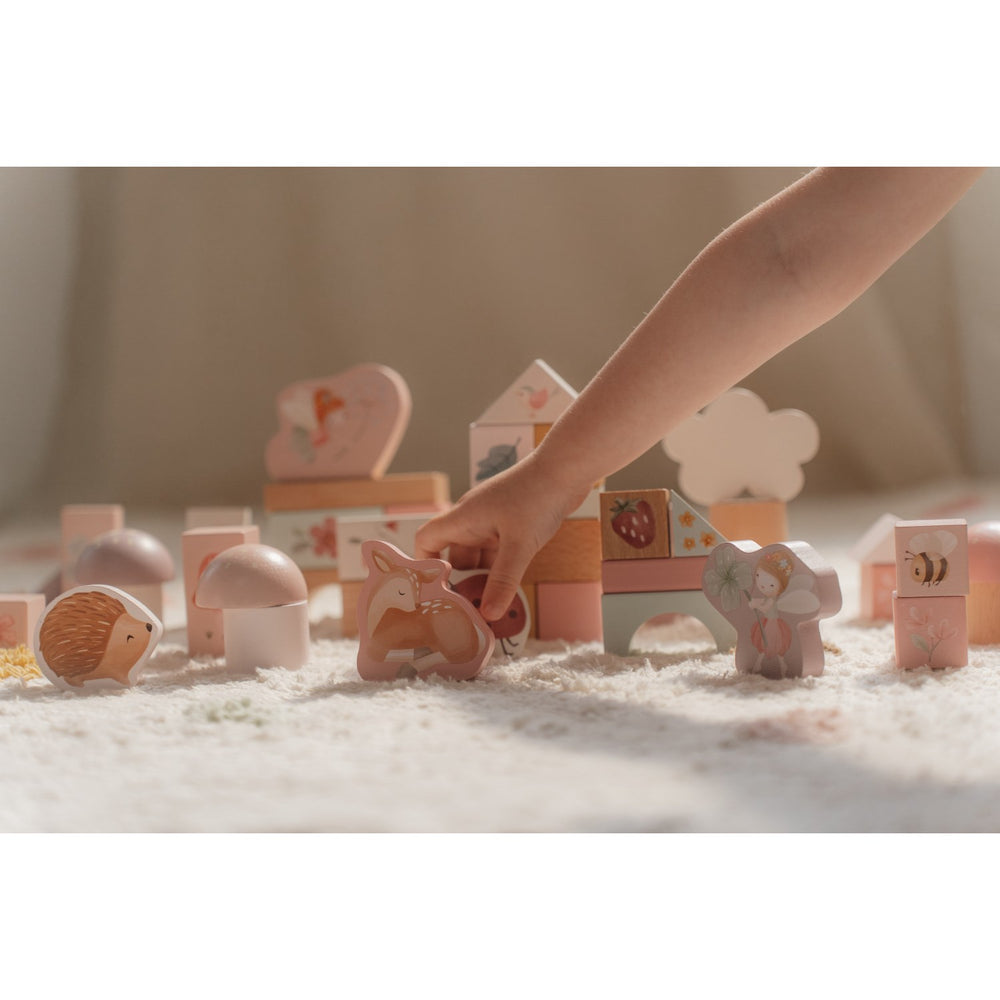Køb Little Dutch Fairy Garden Pink Byggeklodser Træ
