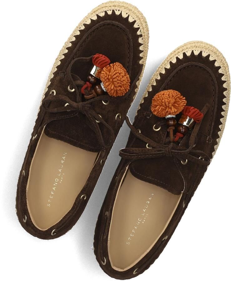 STEFANO LAURAN Loafers Dames St2066 Maat: 36 Materiaal: Suède Kleur: Bruin