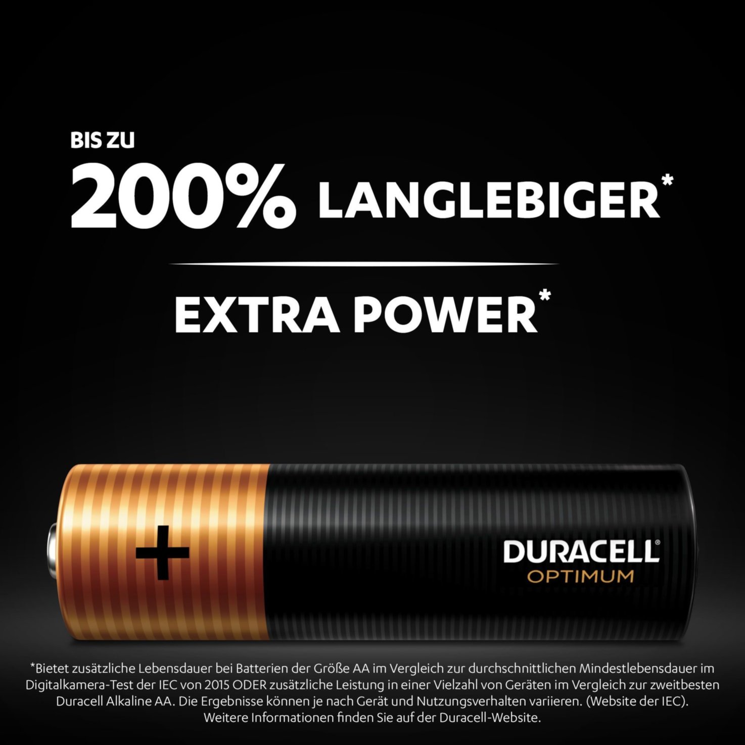 Duracell Batterien Optimum AA/LR6 8 Stück