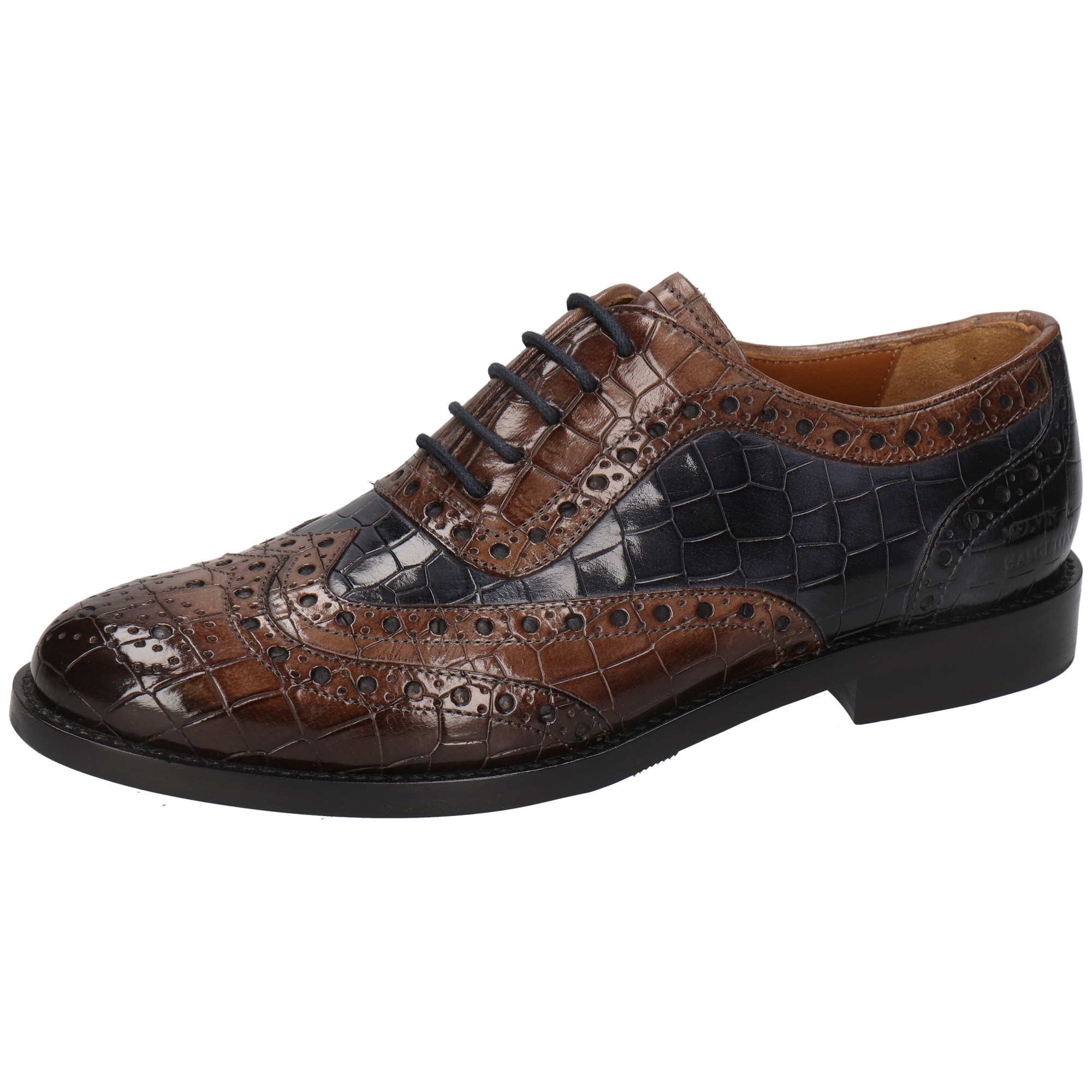 SELINA 56 - Richelieu à talon plat | Marron