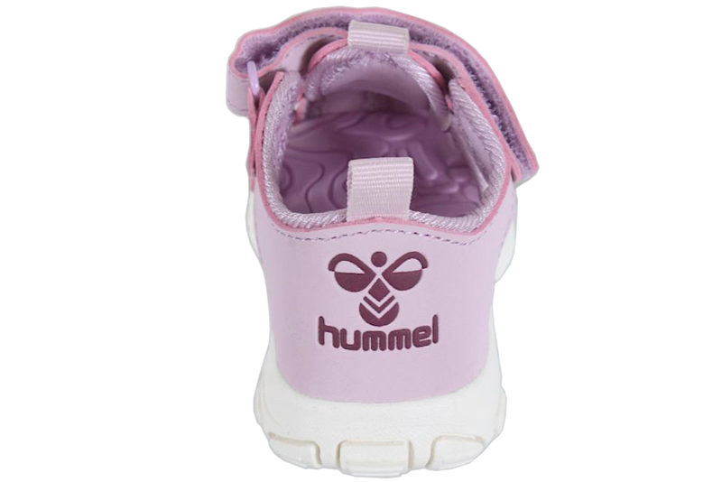 HUMMEL SANDAL VELCRO INFANT I LYSERØDT PU