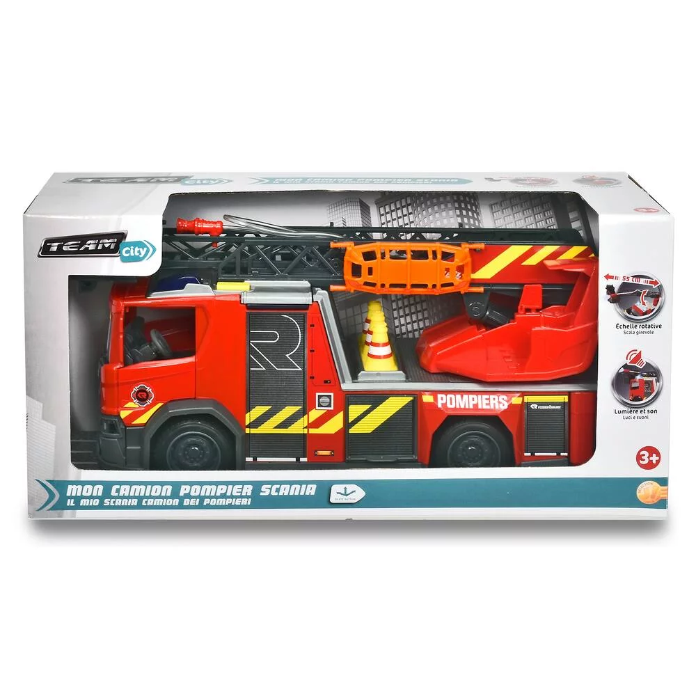 MON CAMION POMPIER SCANIA 35 CM