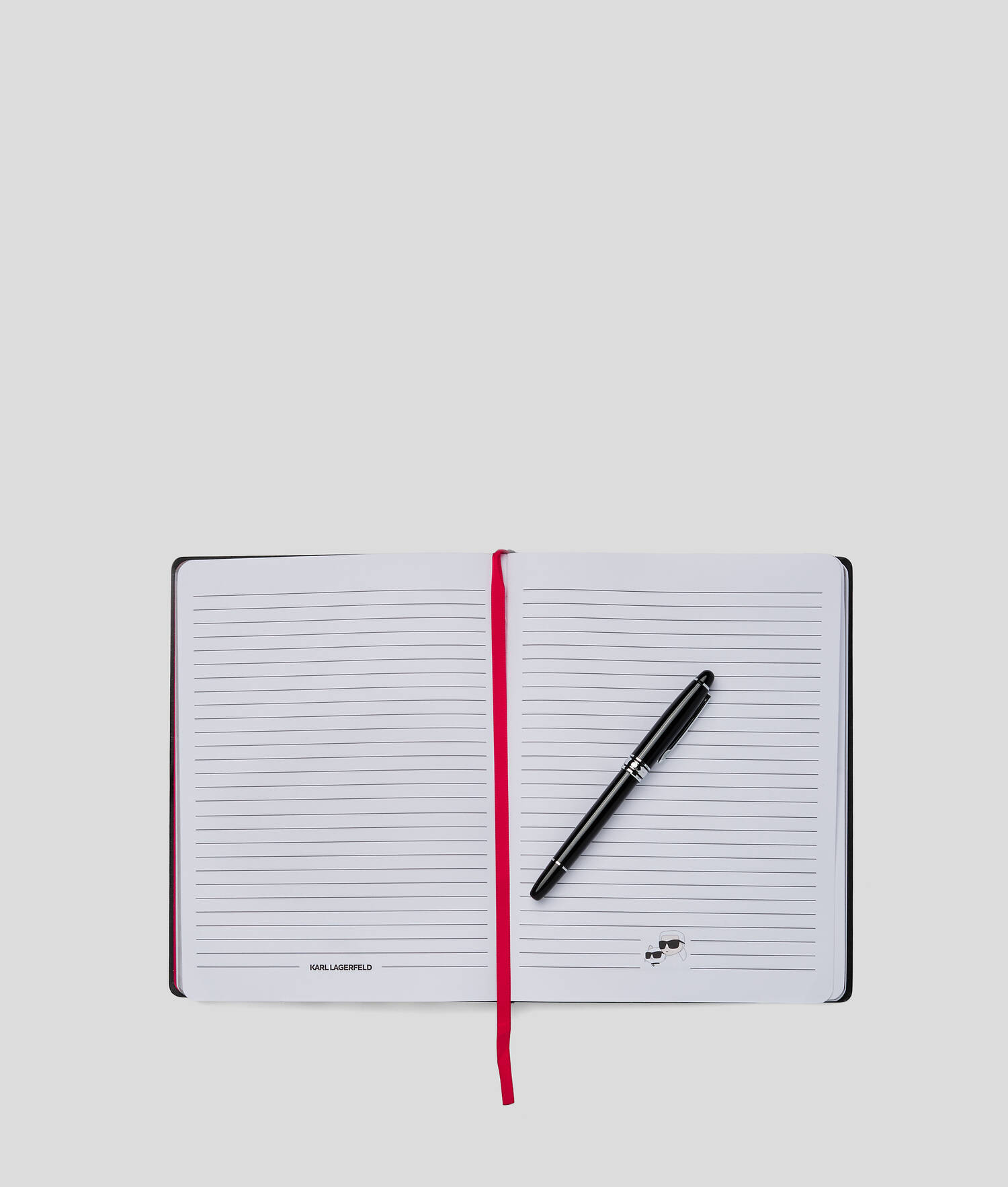 ENSEMBLE CARNET ET STYLO IKON - Noir/Blanc