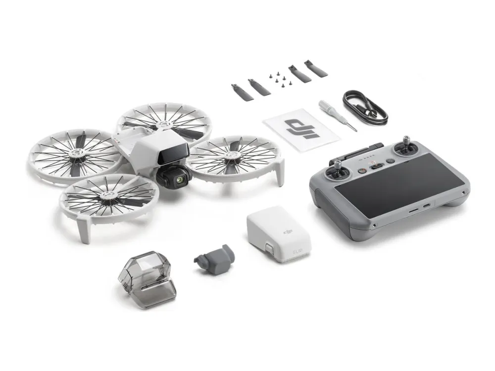 DJI Flip - Drone - USB - lysegrå