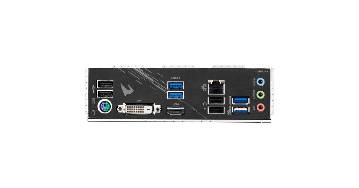 GIGABYTE AORUSB550M ELITE socket AM4 moederbord  (Zwart/grijs, RAID, Gb-LAN, Sound, µATX, Tweedekans)