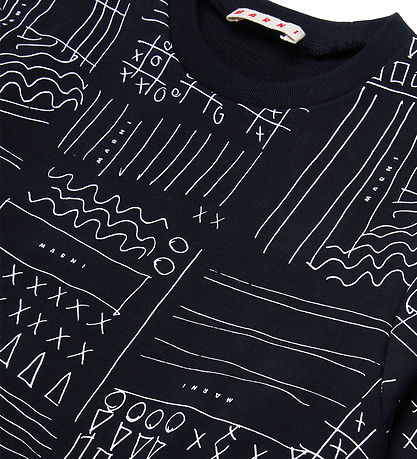 Marni Sweatshirt - Sort/Hvid
