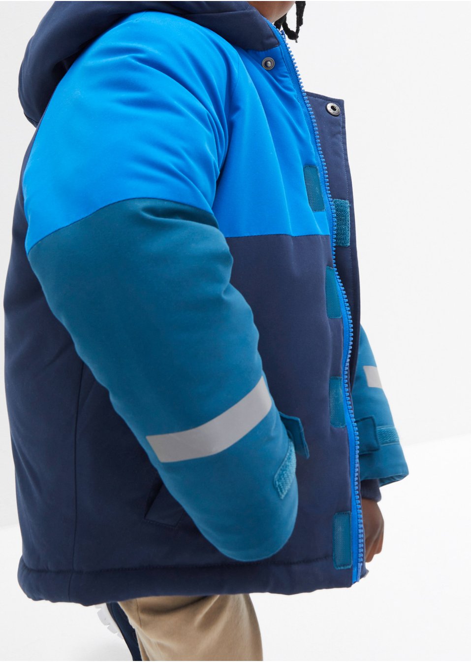 Veste hiver enfant style color block
