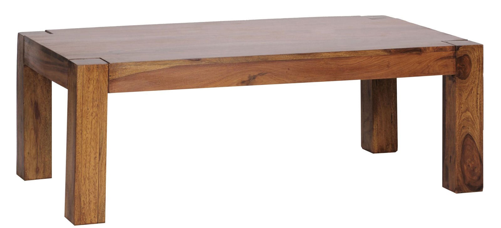 Couchtisch Heves Massivholz Sheesham 110 x 40 cm