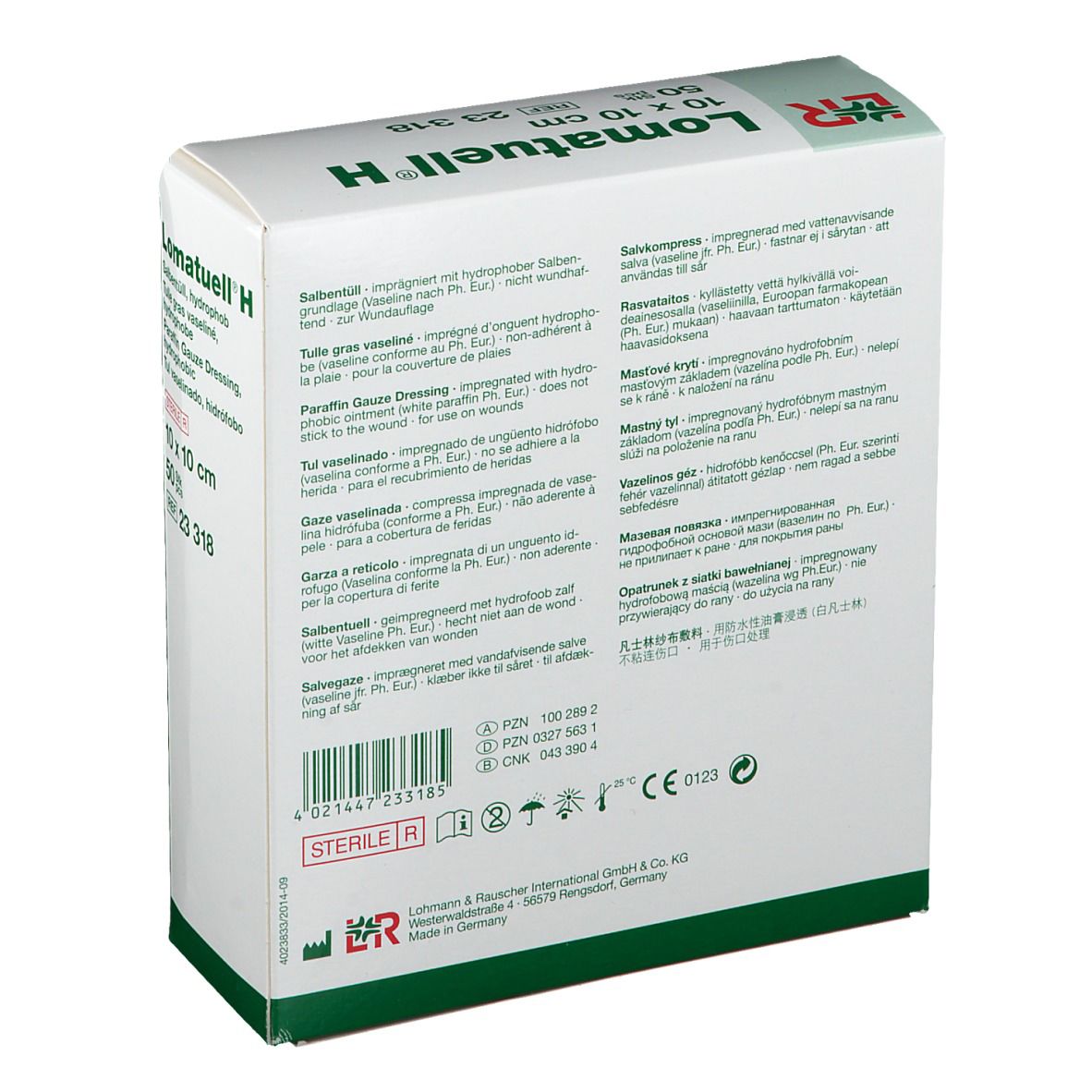 Lomatuell® H 10 cm x 10 cm steril