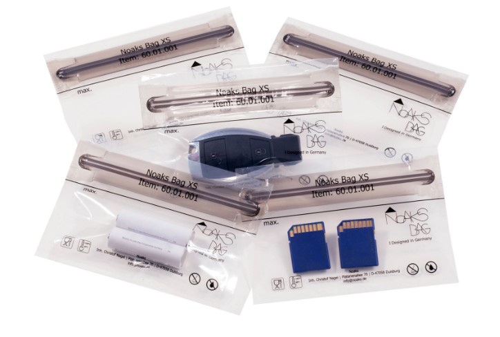 5 x Wasserdichte Beutel Set mit 5 Stück Grösse XS