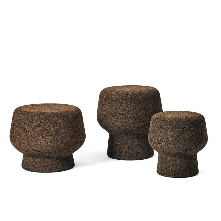 ClassiCon - Corker Hocker, Ø 50 x H 40 cm, braun