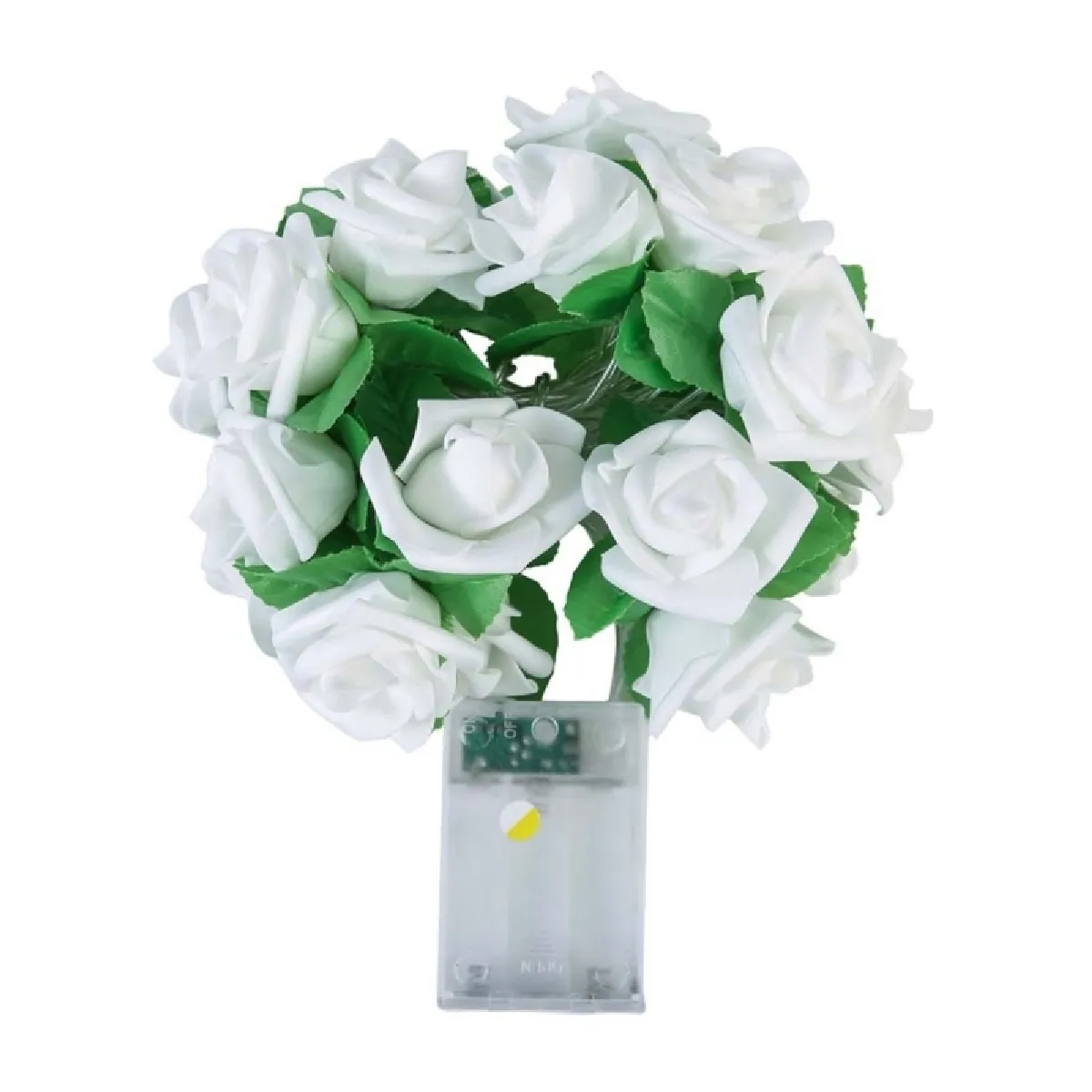 WEWOO Guirlande LED Rose Fleur - 3m