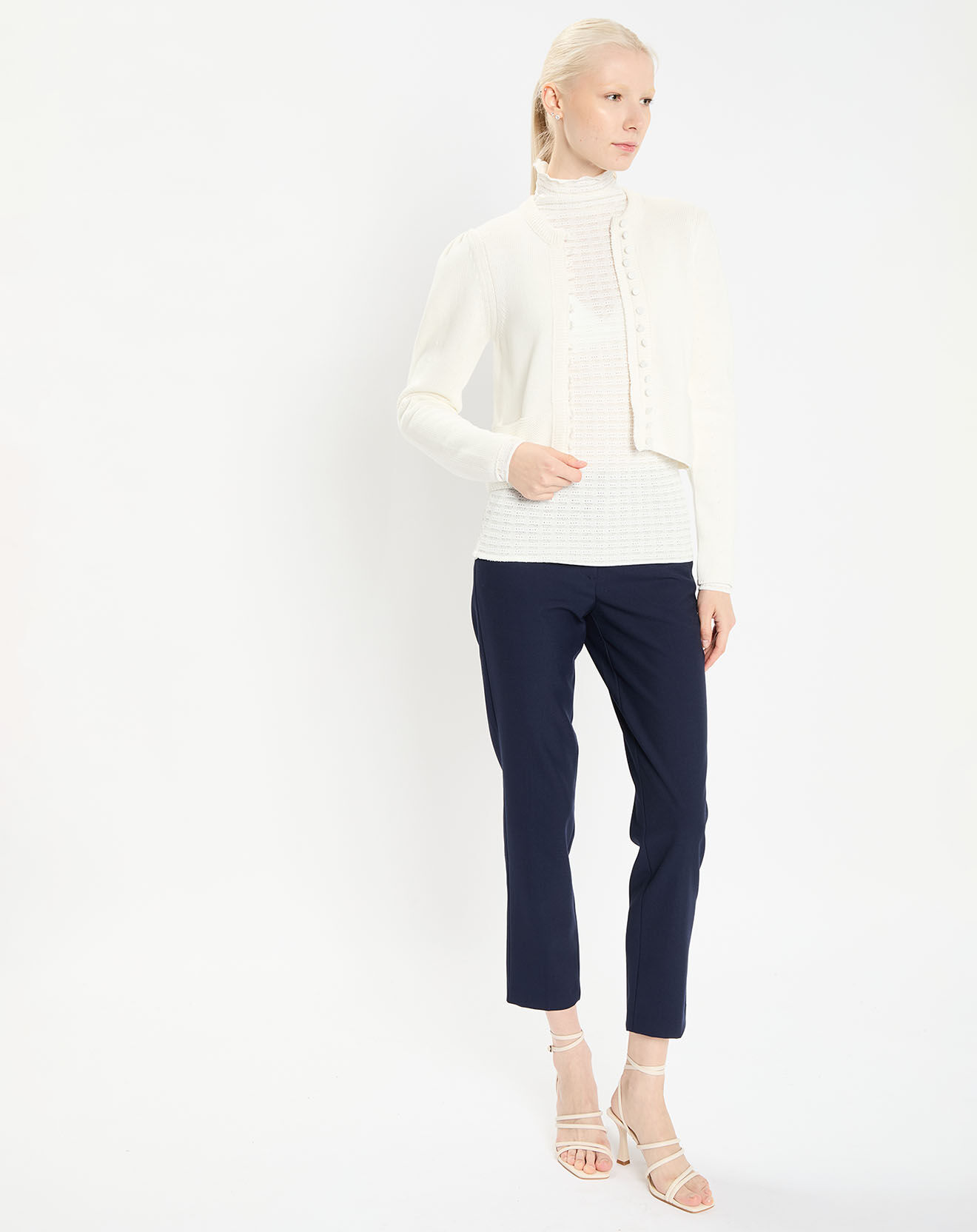 Zapa Gilet Gabrielle blanc